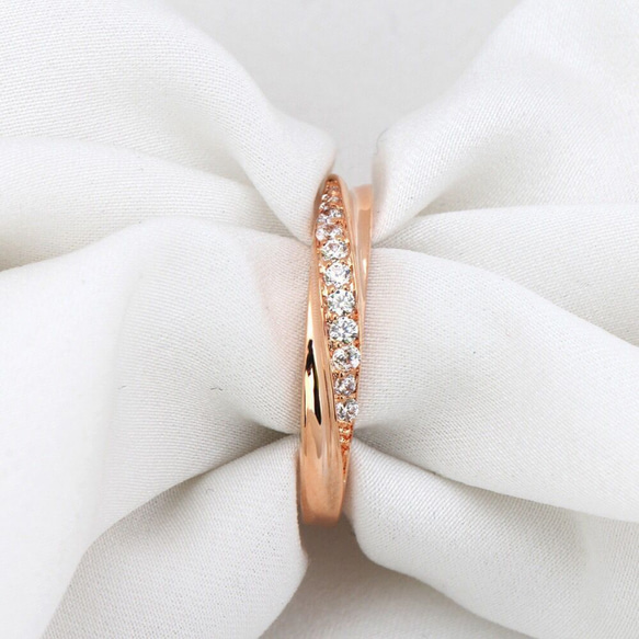 AOI Jewel 指輪 アクセサリー エンゲージ リング レディース 結婚指輪 ジルコニア 4枚目の画像