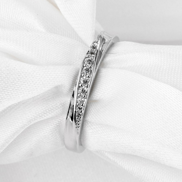 AOI Jewel 指輪 アクセサリー エンゲージ リング レディース 結婚指輪 ジルコニア 5枚目の画像