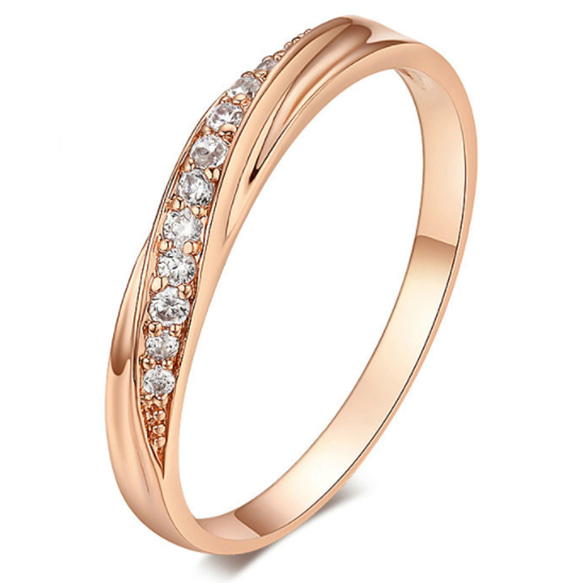 AOI Jewel 指輪 アクセサリー エンゲージ リング レディース 結婚指輪 ジルコニア 1枚目の画像
