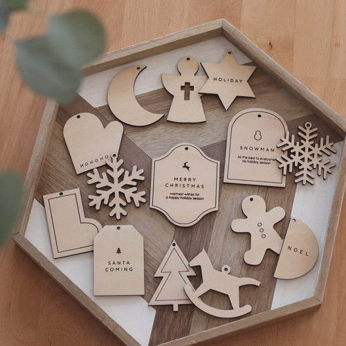 クリスマス オーナメント タグ 14個セット X'mas その他