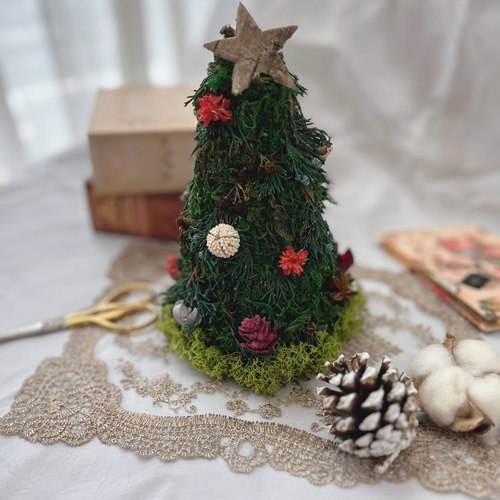 ハンドメイド クリスマスツリー‼️3点セット❗️coc❣️ クリスマスツリー クリスマス ツリー ミニクリスマスツリー ミニ