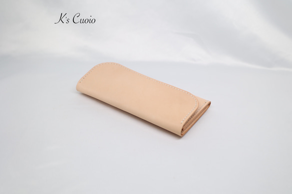 ヌメ革 お札ケース（ナチュラル色）【送料無料】 8枚目の画像