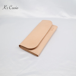 ヌメ革 お札ケース（ナチュラル色）【送料無料】 6枚目の画像