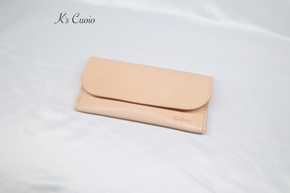 ヌメ革 お札ケース（ナチュラル色）【送料無料】 4枚目の画像