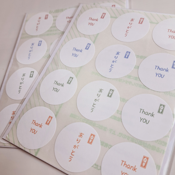 のし付き サンキューシール 48枚 6枚目の画像