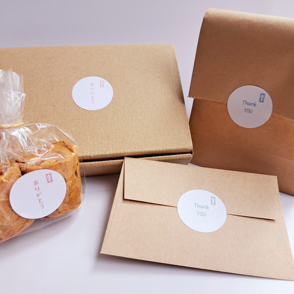 のし付き サンキューシール 48枚 4枚目の画像