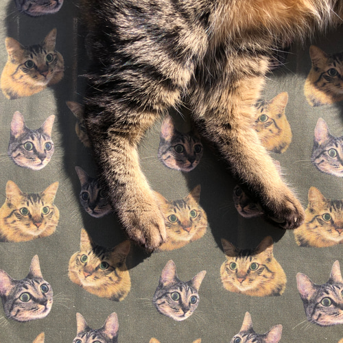 うちの子とオーダーメイド】うちの子でオリジナル生地。商用利用が可能