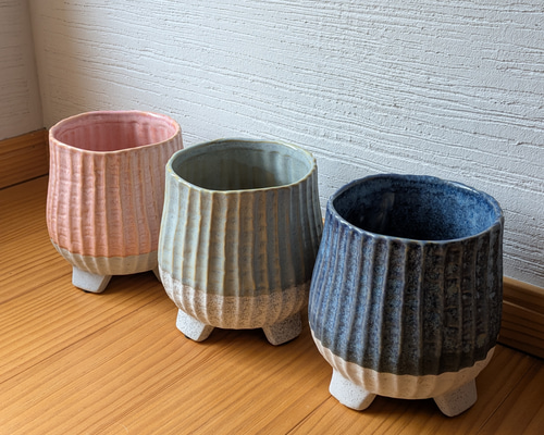 【大型　陶器　ポット型　花器】陶芸家作品／花瓶付き 在庫数限り 信楽焼 大きな 花瓶 焼締 丸壷型 13号 おしゃれ 大壺