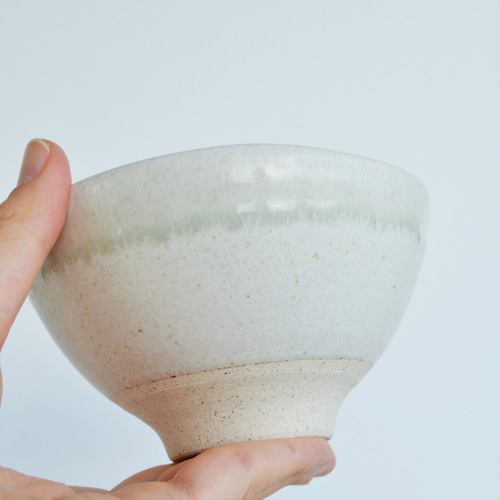 箸付きお茶碗ペアセット ホワイト×ピンク 結婚祝い／夫婦茶碗