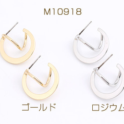 M10918-R  6個  デザインピアス フープ 20.5mm  3X（2ヶ） 1枚目の画像