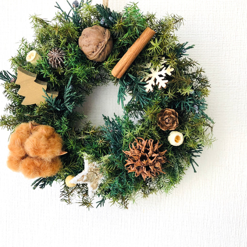 ⌘ クリスマスリース ⌘ 森のクリスマスリース 森のクリスマスリース