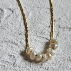 natural pearl necklace R4N010 1枚目の画像