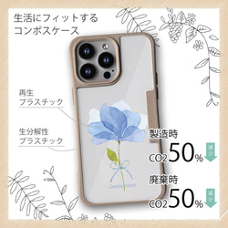 iPhone15/iPhone15Pro/iPhone15Plus/免運費 TPU風格藍花好心花圖案 第7張的照片