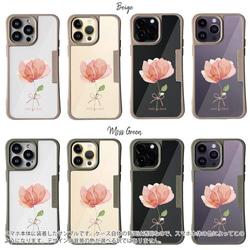 iPhone15/iPhone15Pro/免運費 TPU風格粉紅花朵克服困難花卉圖案 第5張的照片