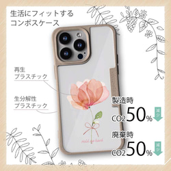 iPhone15/iPhone15Pro/免運費 TPU風格粉紅花朵克服困難花卉圖案 第7張的照片