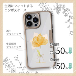 iPhone15/iPhone15Pro/iPhone15Plus/包郵 TPU風格黃花自然美花卉圖案 第7張的照片