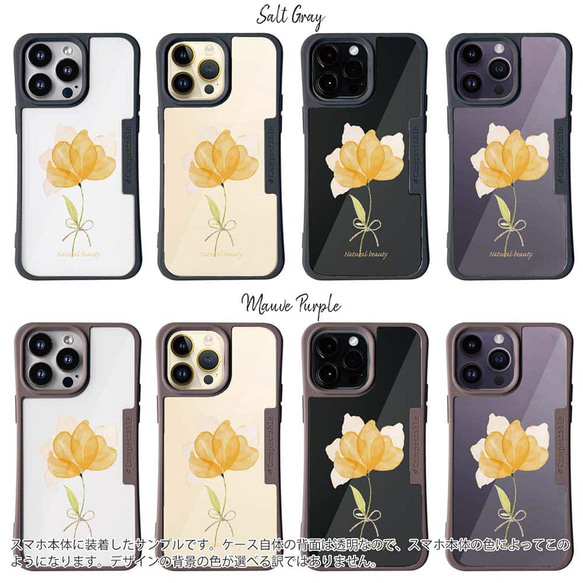 iPhone15/iPhone15Pro/iPhone15Plus/包郵 TPU風格黃花自然美花卉圖案 第6張的照片