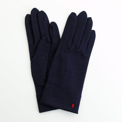 包郵【100%羊毛手套】120 午夜藍/讓你的雙手看起來更漂亮的手套 第3張的照片