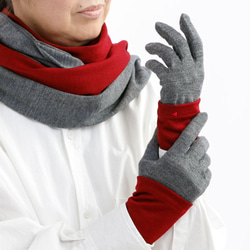 包郵【100%羊毛手套】123 希瑟灰/讓你的雙手看起來更漂亮的手套 第6張的照片