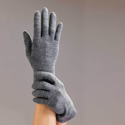包郵【100%羊毛手套】123 希瑟灰/讓你的雙手看起來更漂亮的手套 第9張的照片