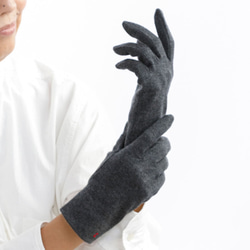 包郵【100%羊毛手套】124希瑟黑/讓你的雙手看起來更漂亮的手套 第2張的照片