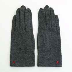 包郵【100%羊毛手套】124希瑟黑/讓你的雙手看起來更漂亮的手套 第4張的照片