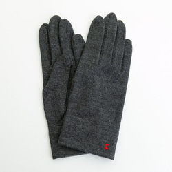 包郵【100%羊毛手套】124希瑟黑/讓你的雙手看起來更漂亮的手套 第3張的照片