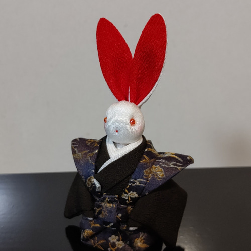 福袋 売れ残り ちりめん細工うさぎさんの振袖花嫁さん クラフト・布製品
