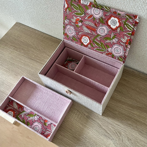 カルトナージュボックス ブーケの布箱 カルトナージュボックス ブーケの布箱