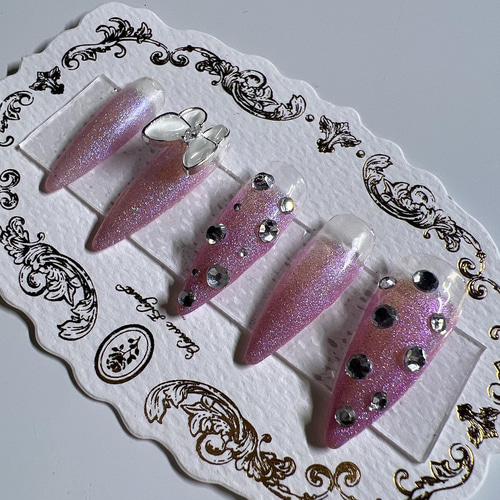 ロングポイント ギャル ネイルチップ ネイルチップ（つけ爪） み