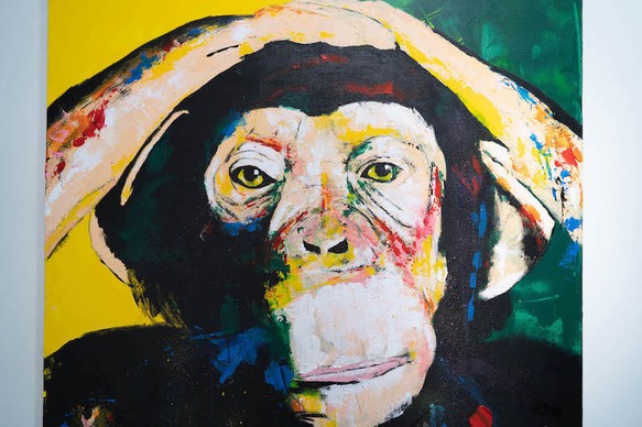 Monkey contemporary paint 第3張的照片