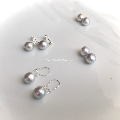 日本の海の物語 シルバー〜シルバーブルーあこや真珠8-9㎜ 愛おしい本  