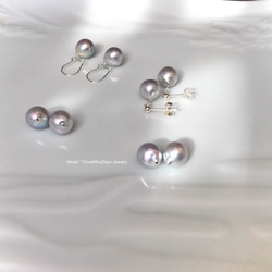 日本の海の物語　シルバー〜シルバーブルーあこや真珠8-9㎜ 愛おしい本真珠SLV/14/18KYG　 12枚目の画像