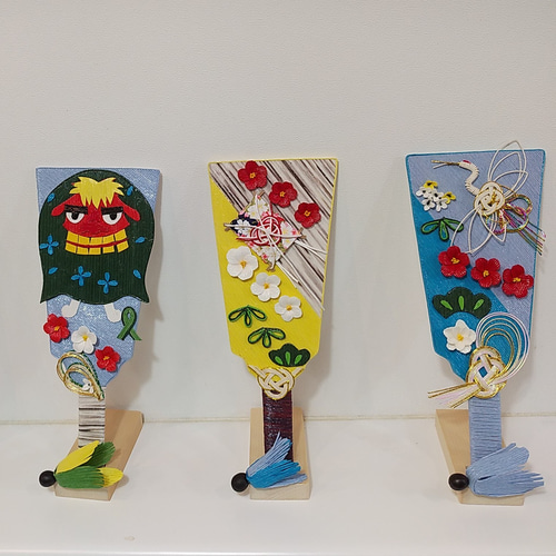 正月 羽子板 ハンドメイド