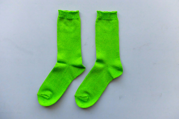 亞麻針織襪（頭紗酸）22-24cm 第1張的照片