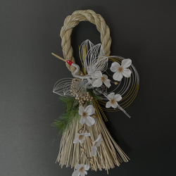 お正月しめ縄『鶴』 しめ縄・しめ飾り MARME 通販 14933751｜Creema