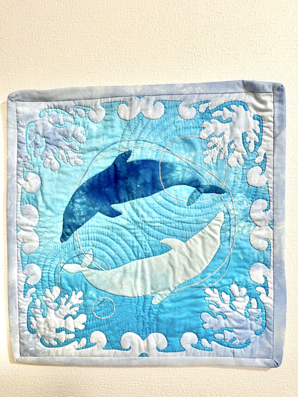 Hawaiian quilt dolphin 3枚目の画像