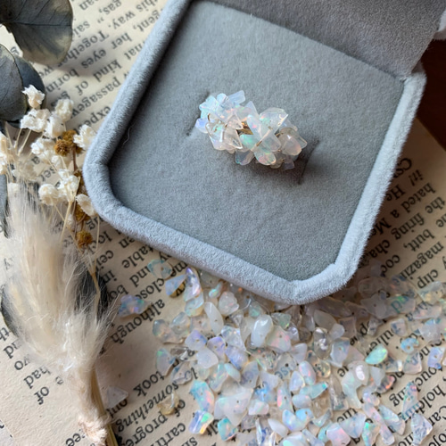 y project クリスタルフープピアス