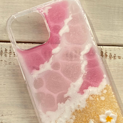 【SALE】海 サンセットビーチ ピンク iPhone12 mini 5枚目の画像