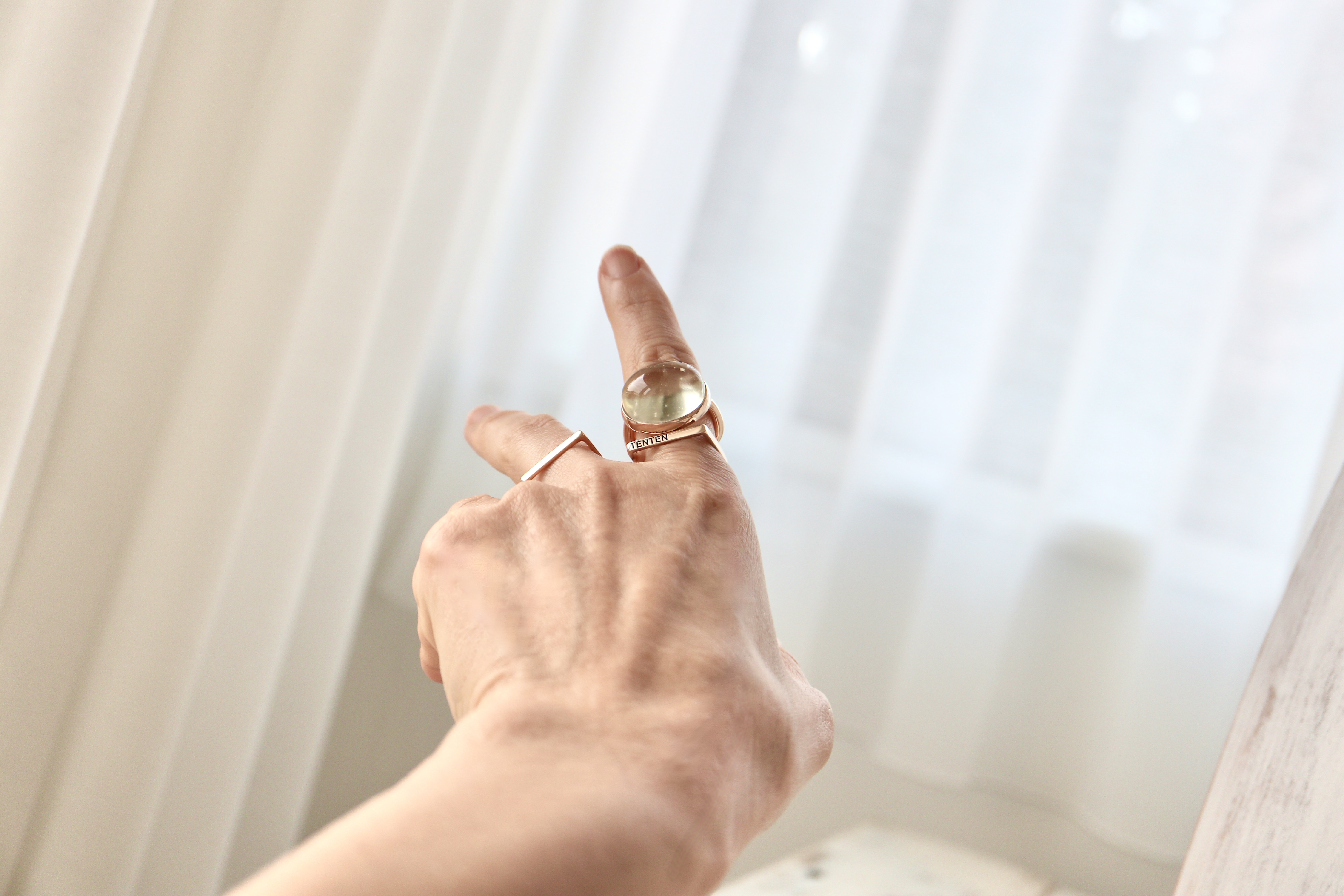 K10[エジプトからのgift リビアングラス]ring