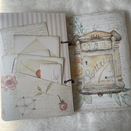 New】H152 レター おすそ分けファイル ジャンクジャーナル 紙モノ