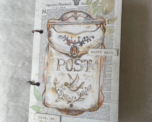 New】H152 レター おすそ分けファイル ジャンクジャーナル 紙モノ