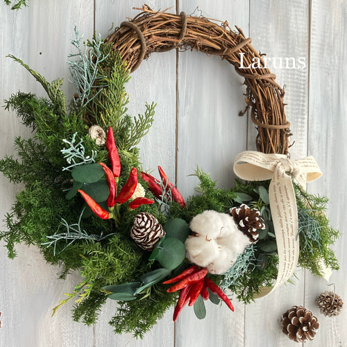 2.リボンハーフリース ハーフリース リボン」のアイデア 8 件 | クリスマス リース デザイン