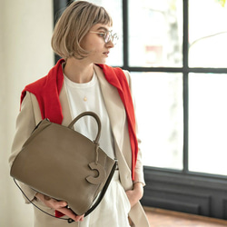 廃盤 VASIC ever 2way ハンドバッグ 通勤 大きめ グレージュ 廃盤 VASIC ever 2way ハンドバッグ 通勤 大きめ グレージュ 廃盤