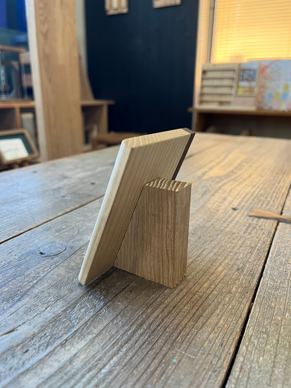 木製QRコードプレート 2枚目の画像