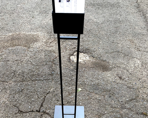 アイアンスタンド A-stand フライヤーケース チラシ入れ A フリー