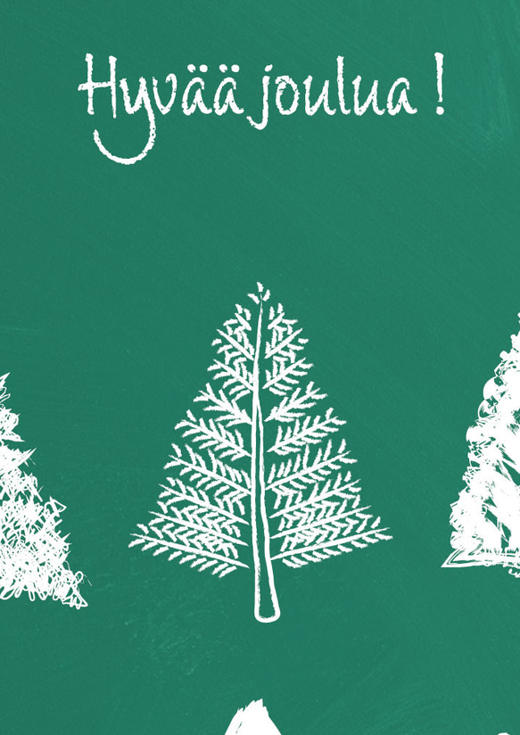 クリスマスツリー、クリスマスポスター、モミの木、北欧デザイン、シンプル、ミニマルなど様々なインテリアに。【T-0285】 12枚目の画像