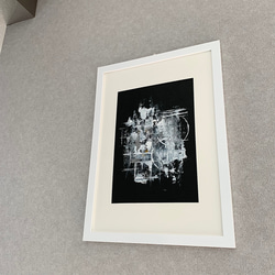 現代アート 額縁 モダン 絵画 抽象画 原画 額入り フレーム