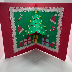 ポップアップカードクリスマス2クリスマスカード 2枚目の画像