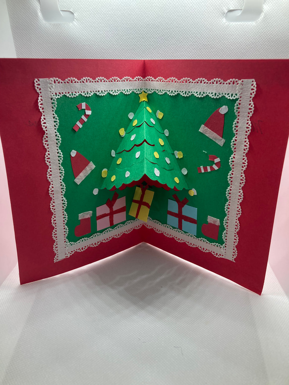 ポップアップカードクリスマス2クリスマスカード 2枚目の画像